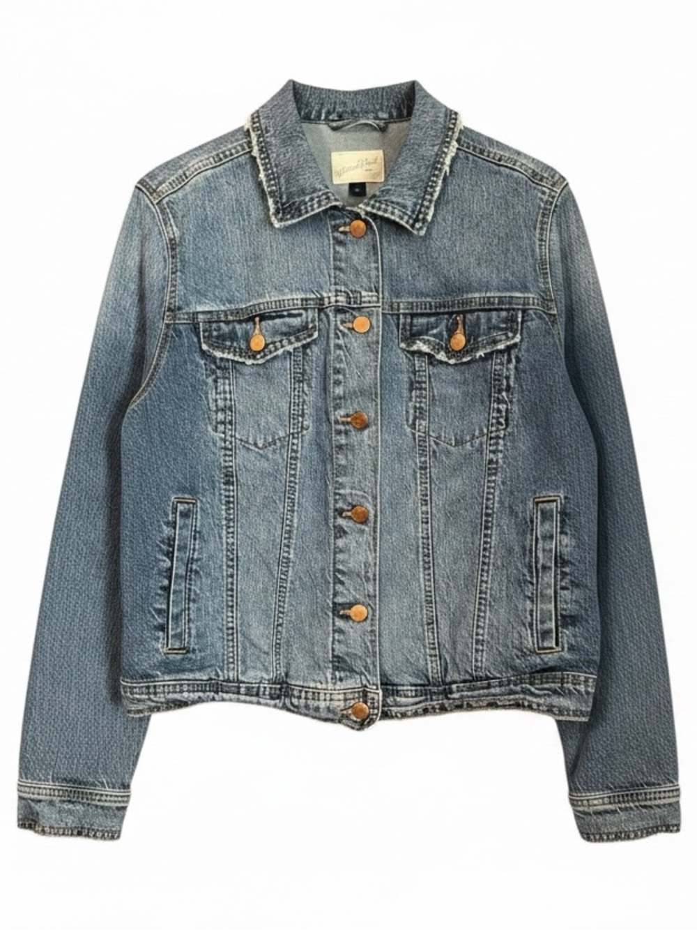 Universal Thread Classic Slightly Distressed Denim Jean Jacket Y2K Streetwear